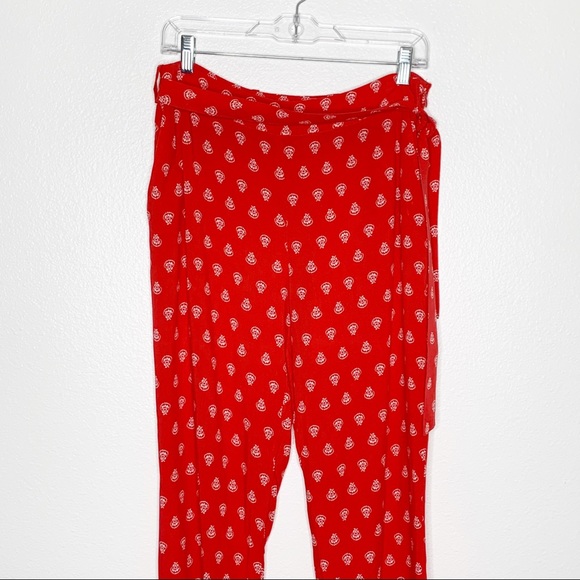 SEZANE Red Floral Eddy Trouser Pants sz 38 (US 6) - Picture 3 of 12